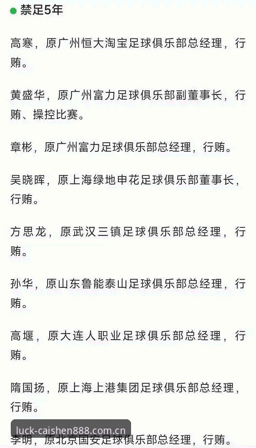 中国足协第三批禁足名单全面解析：65人受罚背后的足球生态深度反思